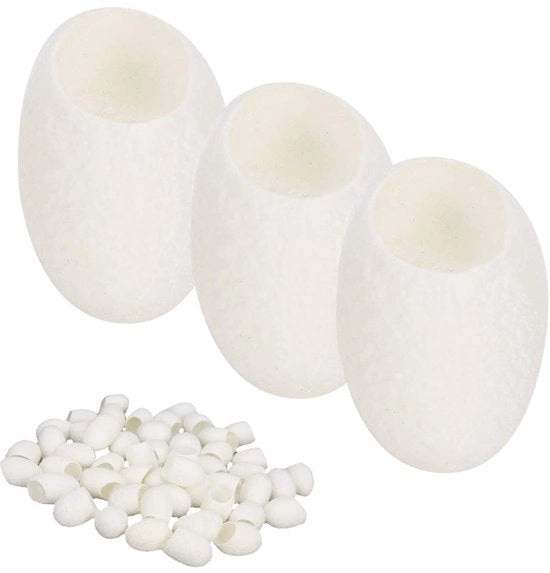 Cura del viso 50 pezzi - Exfoliante per rimuovere - Profonda pulizia - Clarificazione della pelle - Trattamento delicato - Ricco di fibroina - Exfoliante