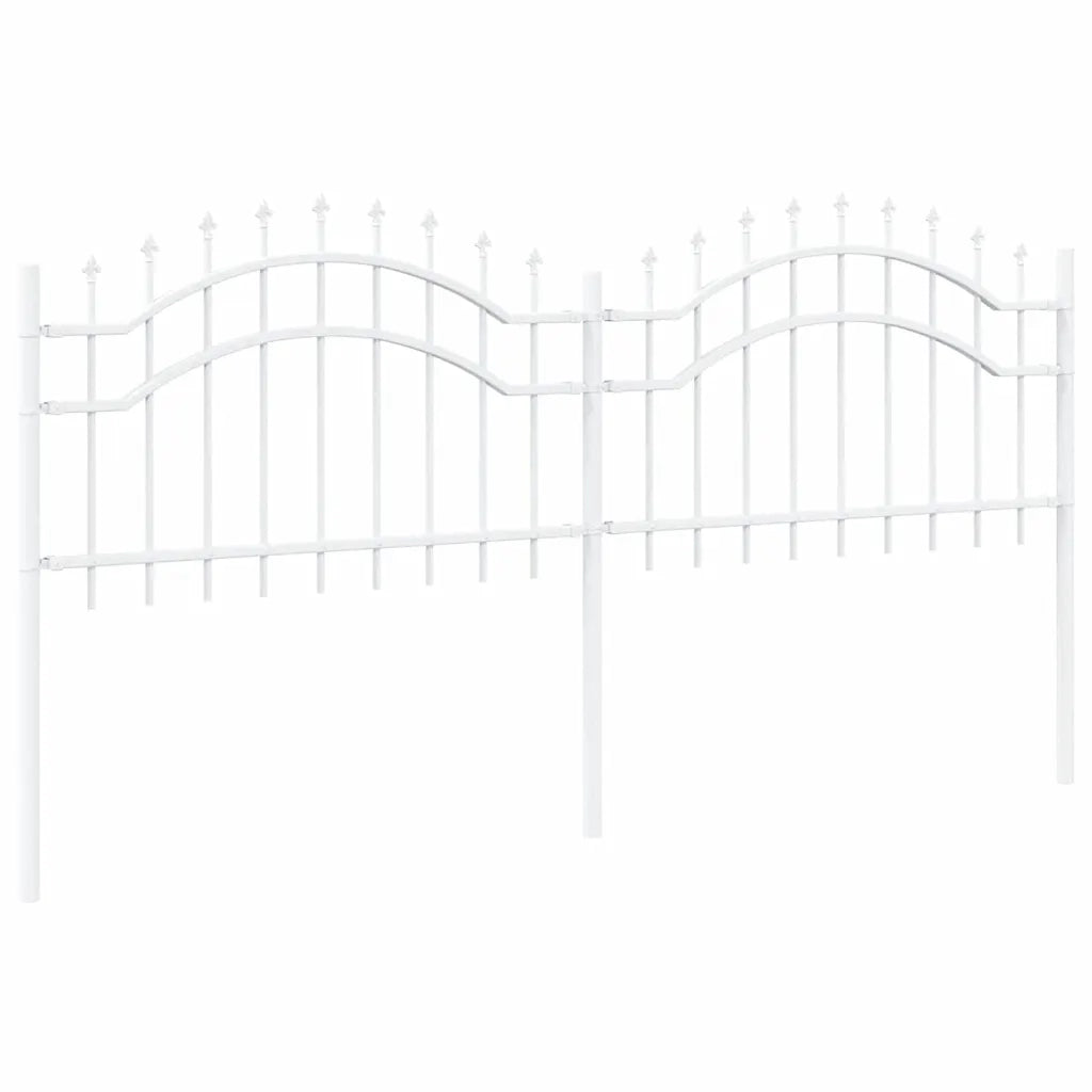 Recinzione per Giardino Woerden Bianco 240 x 115 cm 42003968