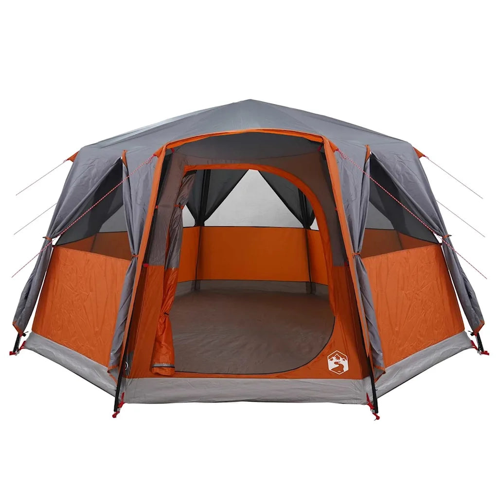 Tenda da cabina per 6 persone con tetto Grigio e arancione 42004025