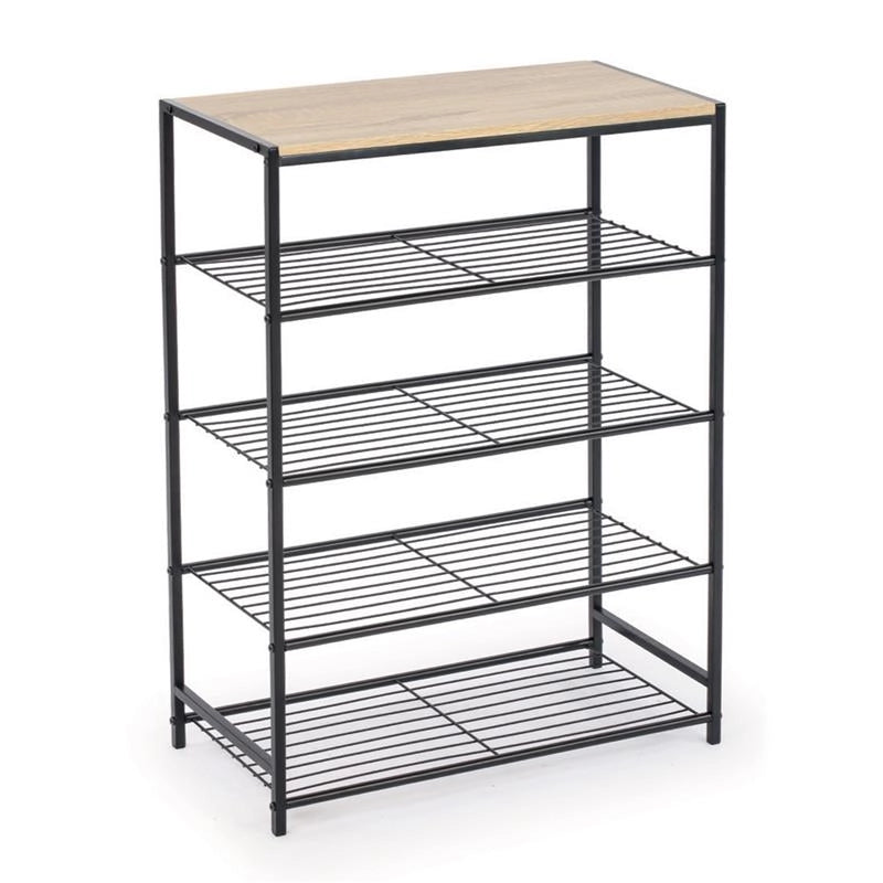 MAURY'S WOOD SCAFFALE CON 5 RIPIANI 60 X 30 X H83 CM