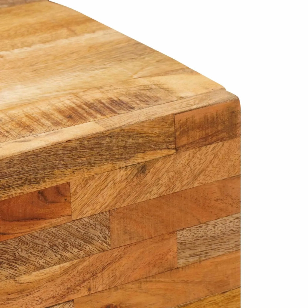 Mobile laterale Marrone 60 x 33 x 75 cm Legno di mango massello 4018322