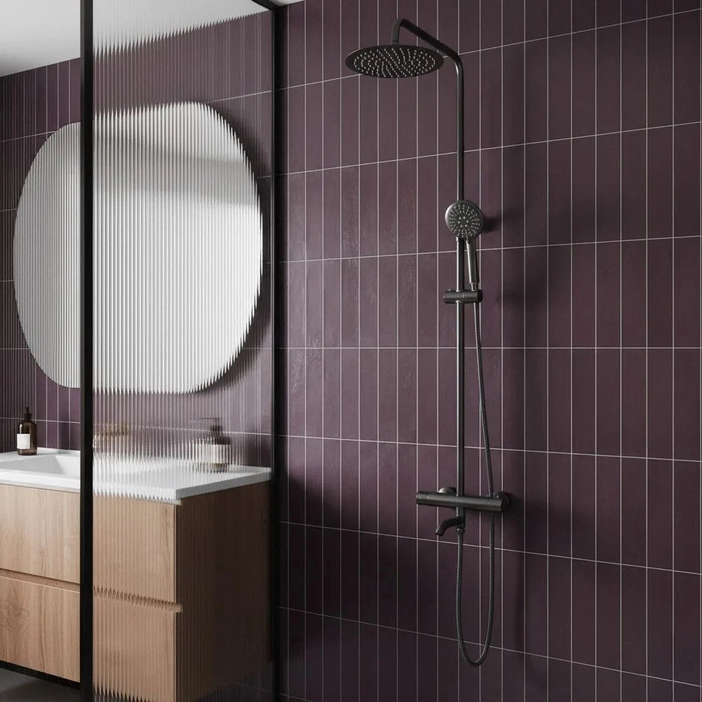 Set Doccia Da Incasso Con Termostatato Lungo Titan