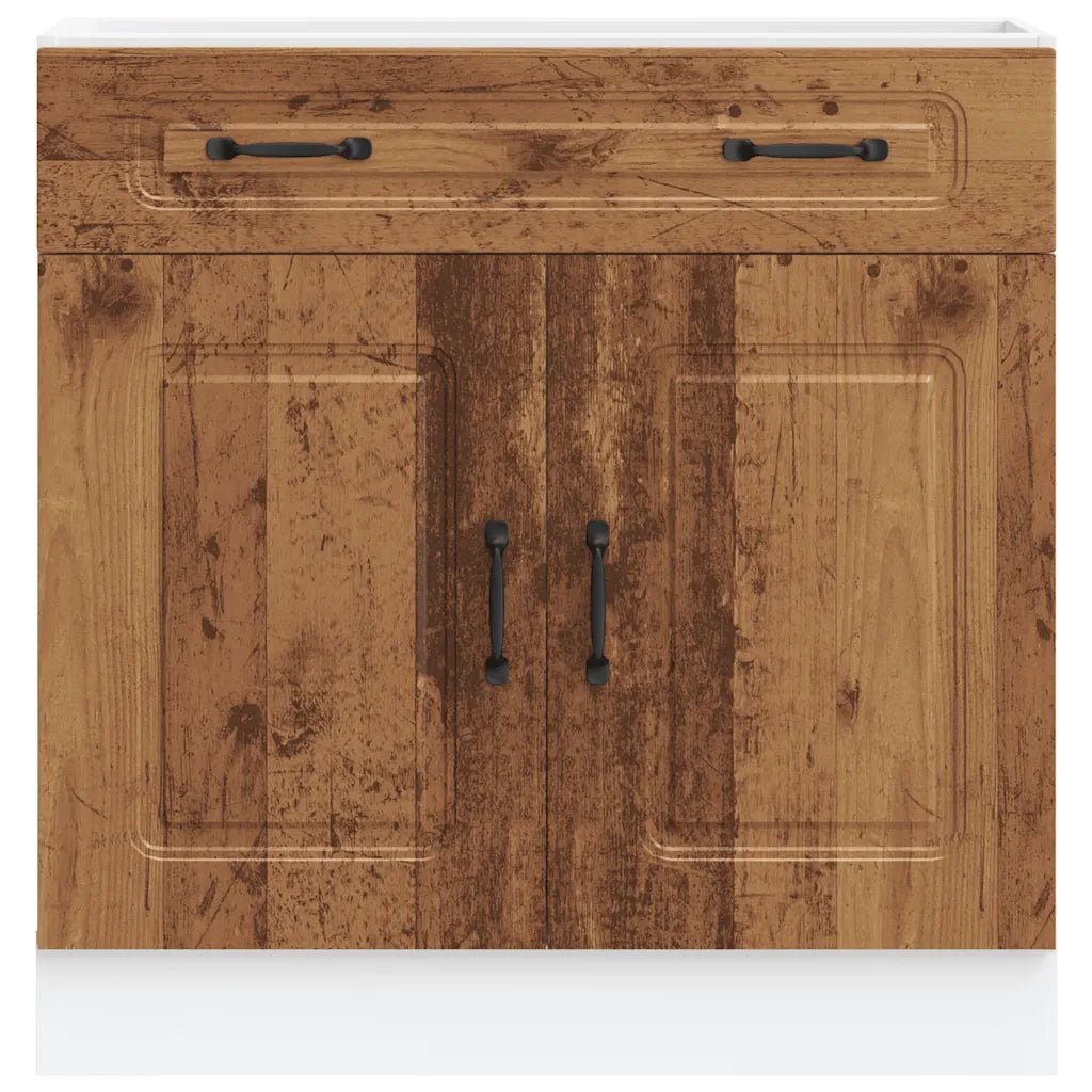 Base da Cucina Kalmar Legno Vecchio in Legno Multistrato 853505