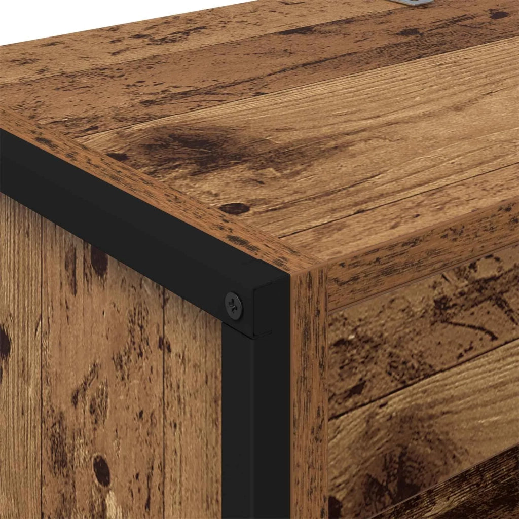 Armadio per Libri 2 pcs Legno vecchio 60 x 30 x 189,5 cm 3403002
