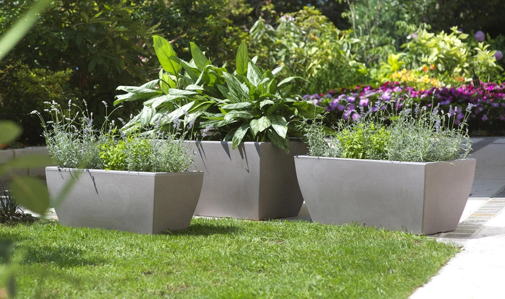 Vaso 29x58x25cm in Resina Tulli Jardinera Veneto Essential 58 Bronzo