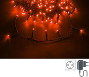 180 LED rosso 5 mm filo verde IP44