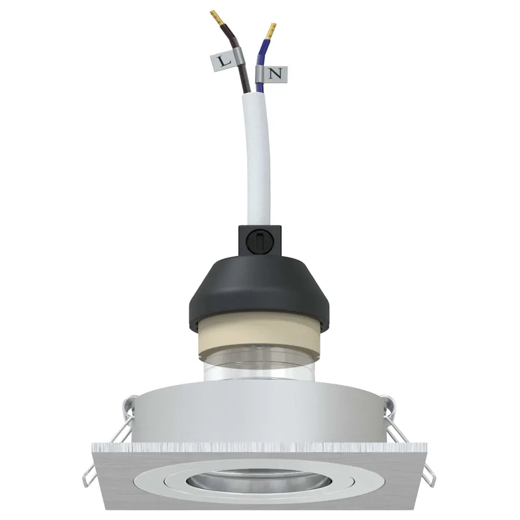 Spotlight 6 pz Argento 9 x 9 x 2 cm Alluminio CFW5345318