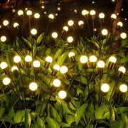 Decorazione esterna per la festa di Natale, illuminazione esterna a energia solare, insetti luminosi IP65, impermeabile all'acqua, decorazione per terrazza, percorso di accesso, per balcone