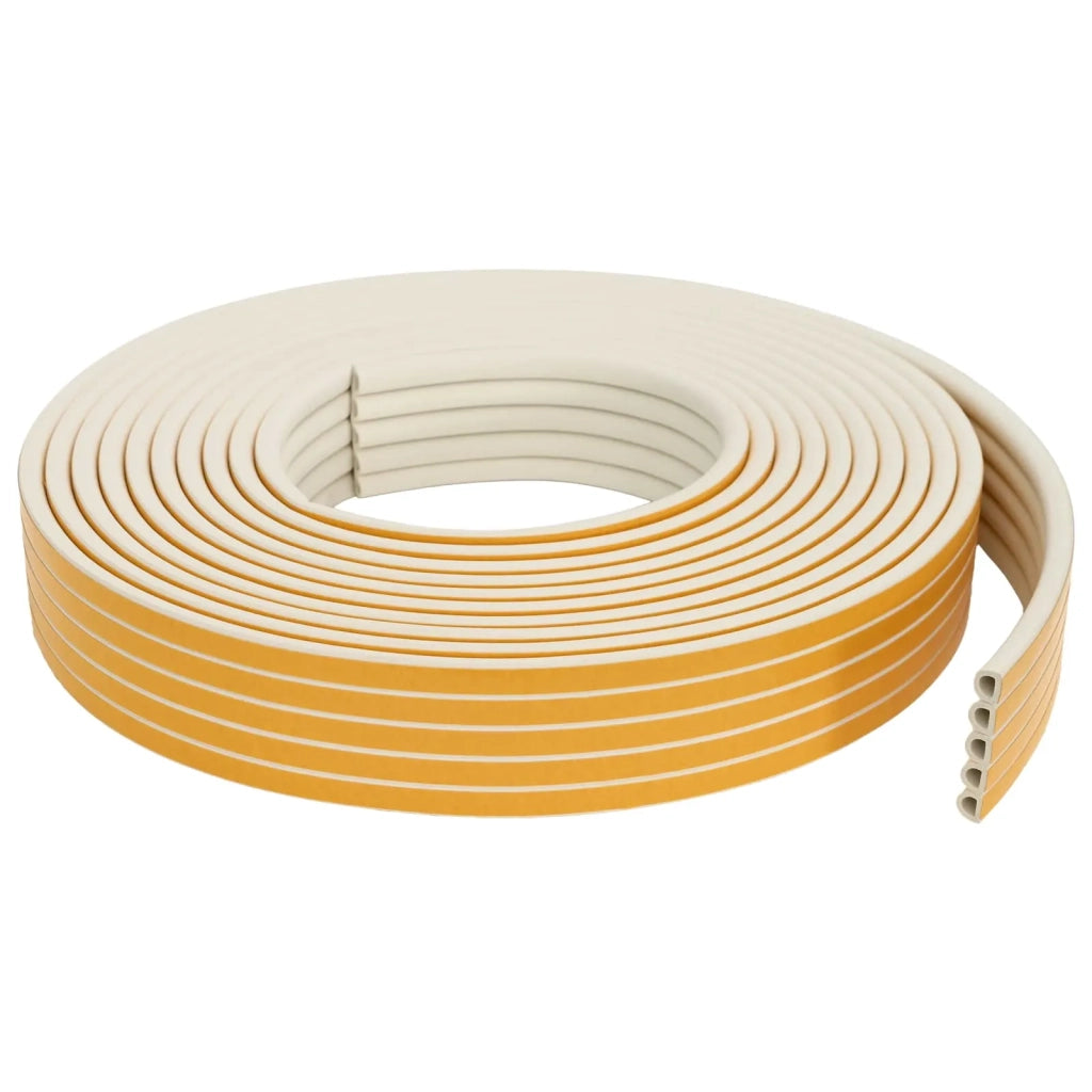 Nastro adesivo per finestre Bianco 14 x 12 mm 50 m Schiuma EPDM 42038192