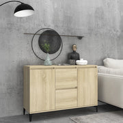 Credenza Rovere Sonoma 102x35x70 cm in Legno Multistrato 806115