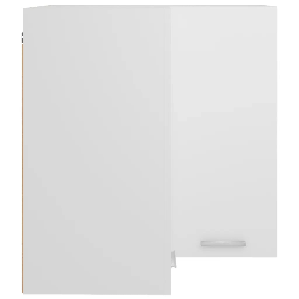 Pensile Angolare Â“LyonÂ” Bianco 57x57x60 cm