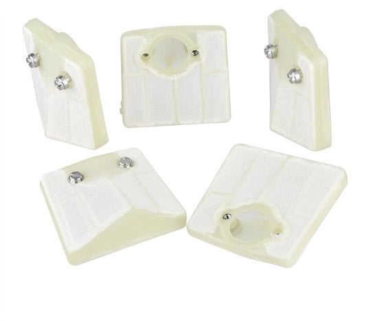 Filtro dell'aria 5 pezzi - Sostituisce 501807105 - Per Husqvarna 61/66/181/266/281/288 - Seghe a catena - Alta qualità - Filtri