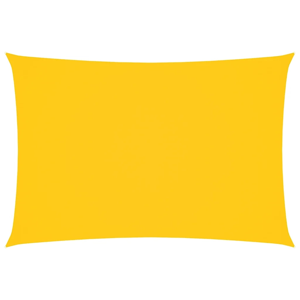 Parasole a Vela Oxford Rettangolare 3x5 m Gialla