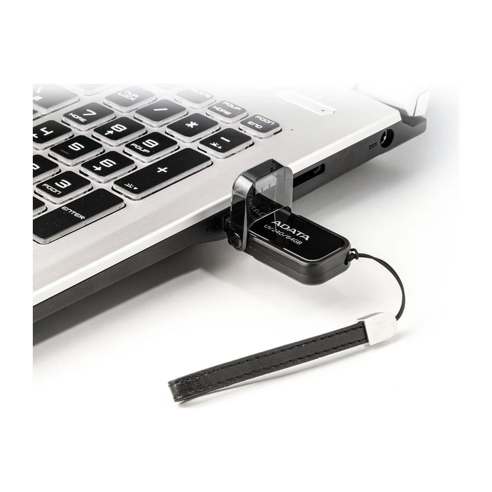 Chiavetta USB ADATA UV240 da 64 GB USB Tipo-A 2.0 Nero