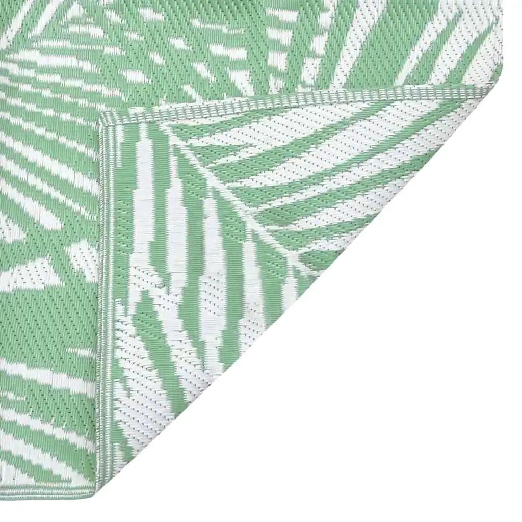 Tappeto da esterno Foglia ARAKIL Verde e Bianco 400 × 300 cm 42003521