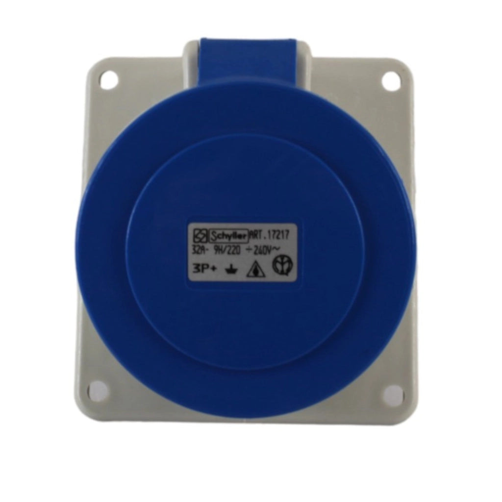 Presa inclinata 32A 3P+T 240V IP44 Schyller