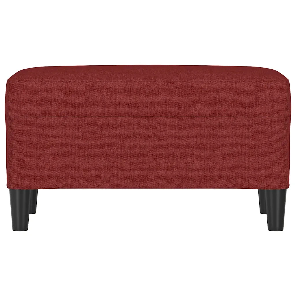 Panca Rosso Vino 70x35x41 cm in Tessuto
