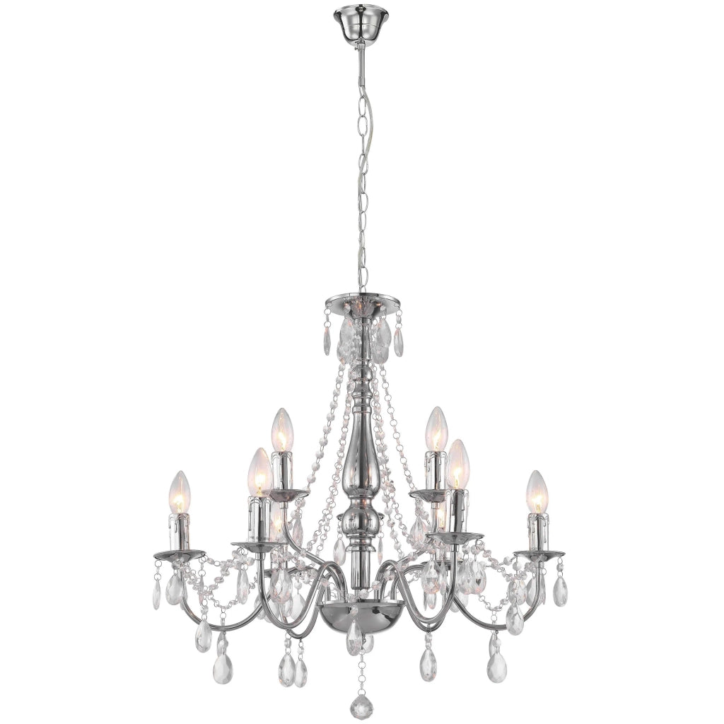 Lampada Da Soffitto Ebt016-9cp Chrome