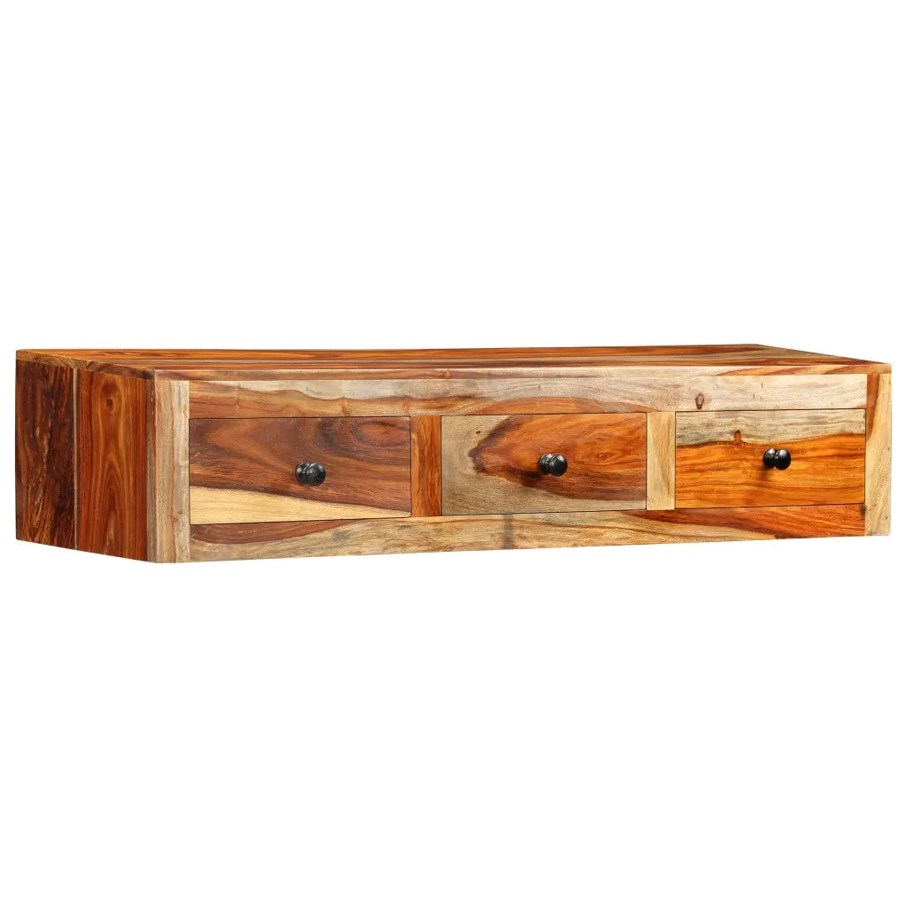 Tavolo Consolle da Parete 100x25x20 cm in Massello di Acacia 247749