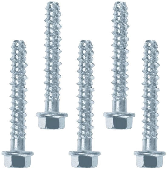 Viti da cemento 20 pezzi M8 x 60mm - testa a 6 facce - viti senza spillo - viti con dado - alta resistenza - resistente alla corrosione