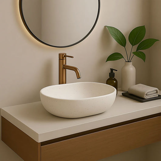 Lavabo Da Appoggio Rea Amelia Sandy