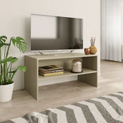 Mobile Porta TV Rovere Sonoma 80x40x40 cm in Legno Multistrato 800057