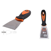 Trade Shop - Spatola Per Pareti In Acciaio 50 Mm 2" Ferramenta Con Maniglia Antiscivolo 90418 -