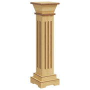 Piedistallo per piante | Sostegno per piante Quadrato Classico Legno 17x17x66 cm MDF