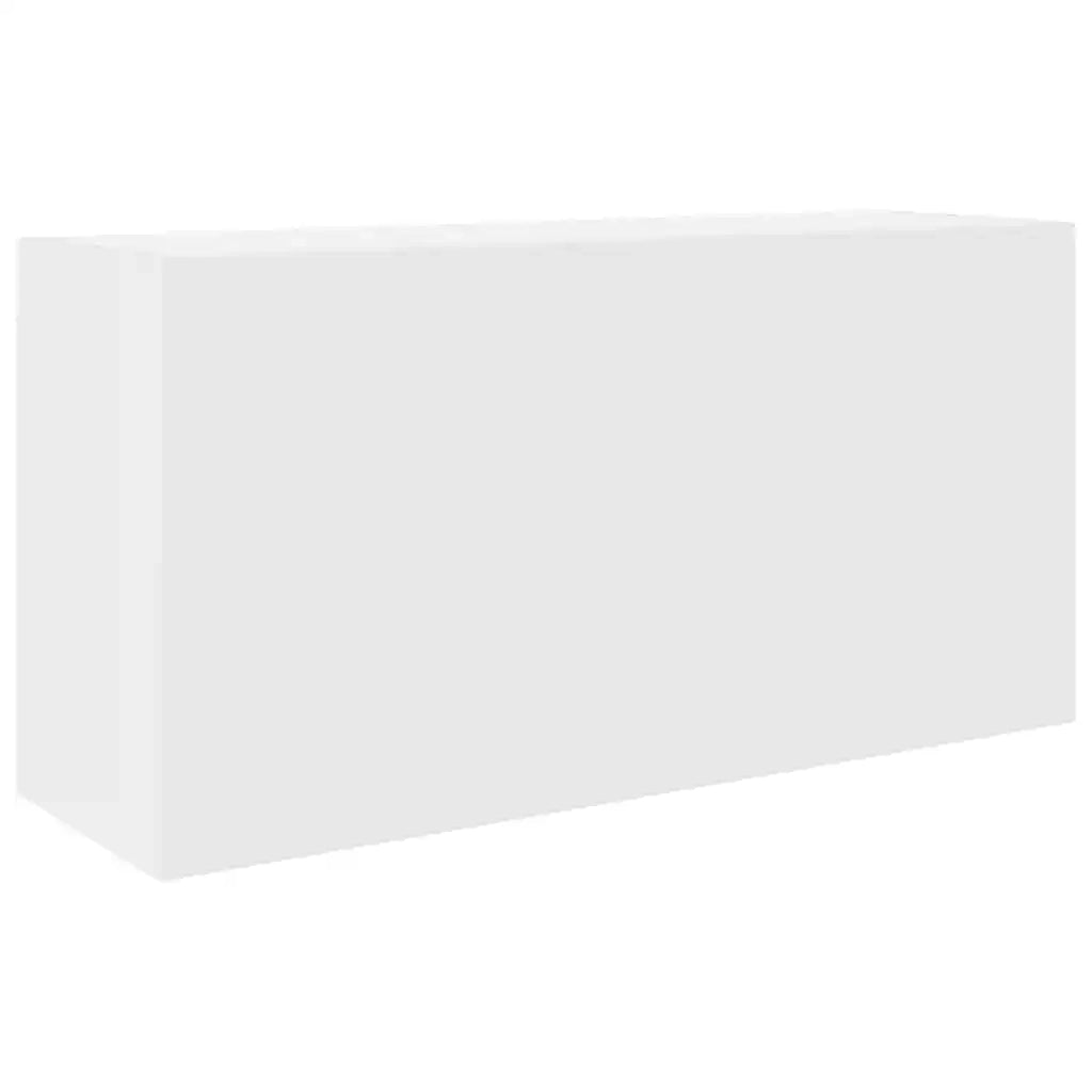 Mobile da Bagno a Parete Bianco 80x25x40 cm in Truciolato 860085