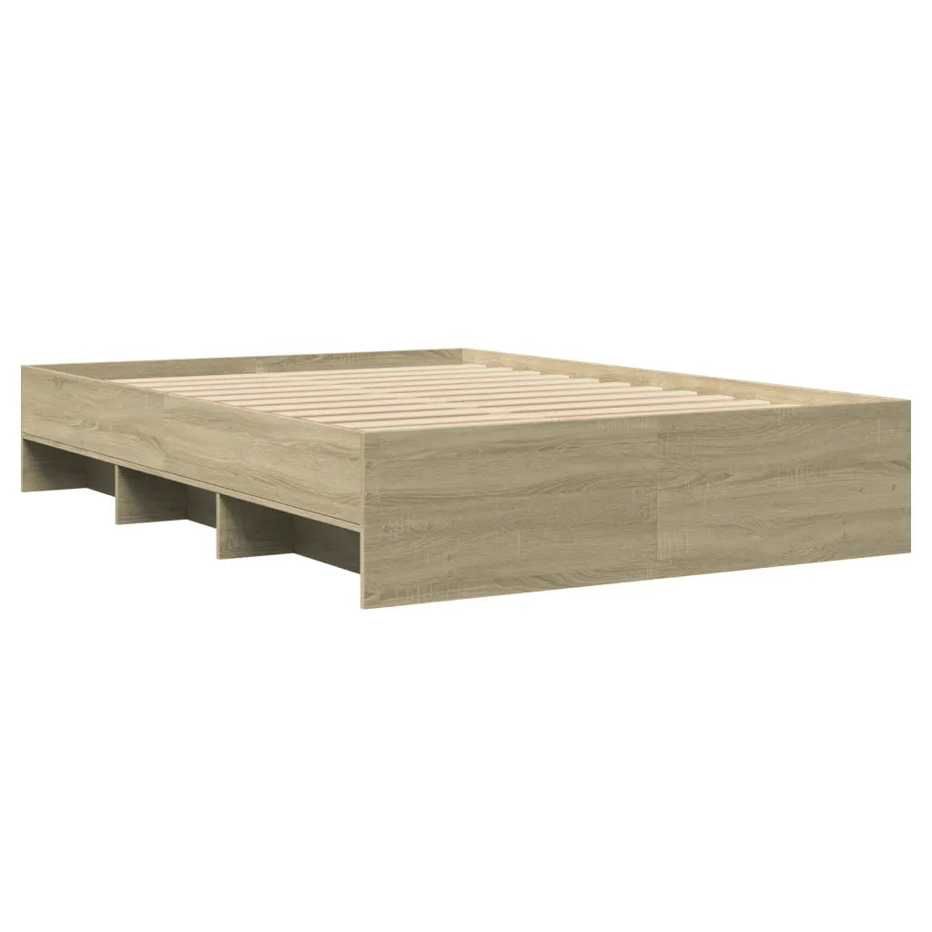 Giroletto senza Materasso Rovere Sonoma 140x200cm in Truciolato 3295655