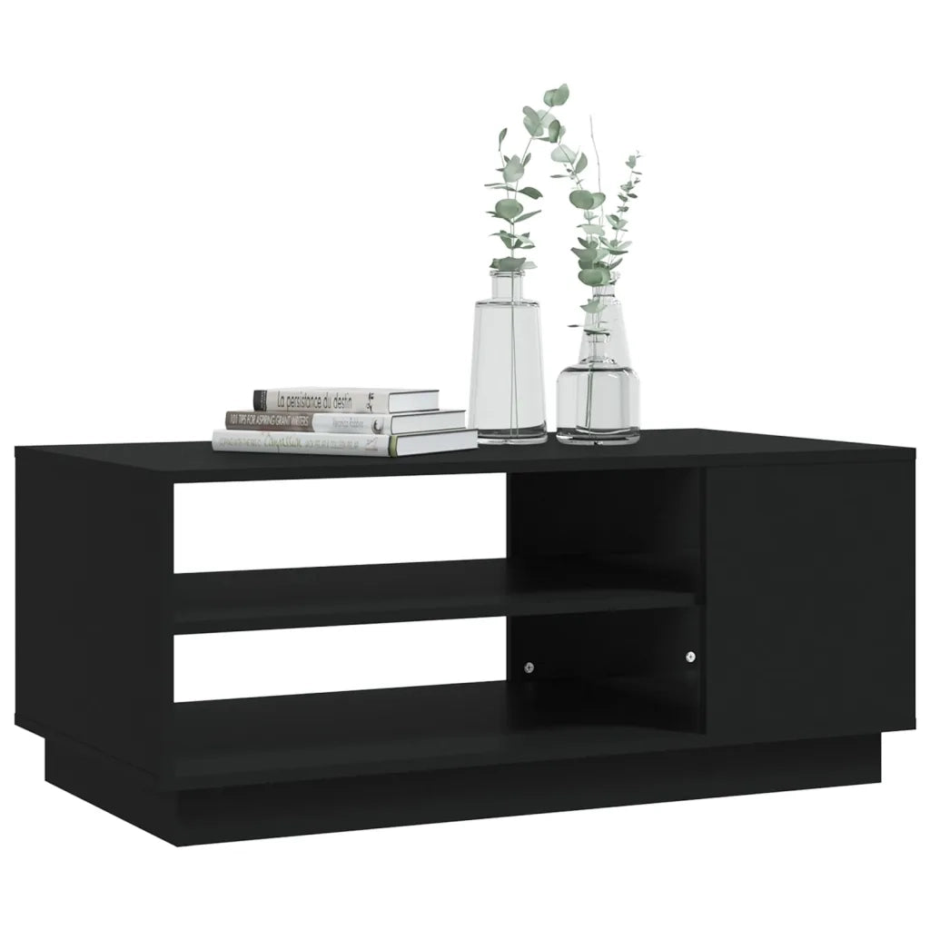 Tavolino da Salotto Nero 102x55x43 cm in Truciolato 810281
