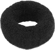 Elastico nero per capelli elastico per donne con tenuta coda di cavallo - 4,1 cm di larghezza