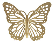 Farfalla Decorativa da Muro 3D 43x2x35 cm in Ferro Oro
