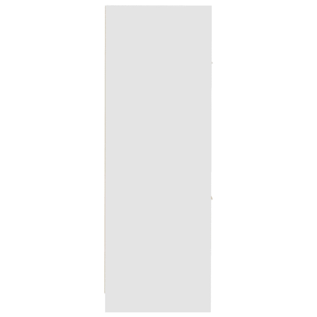 Mobiletto da farmacia classico multifunzionale 30 x 41 x 118 cm con 3 cassetti in legno composito bianco 02_0050610
