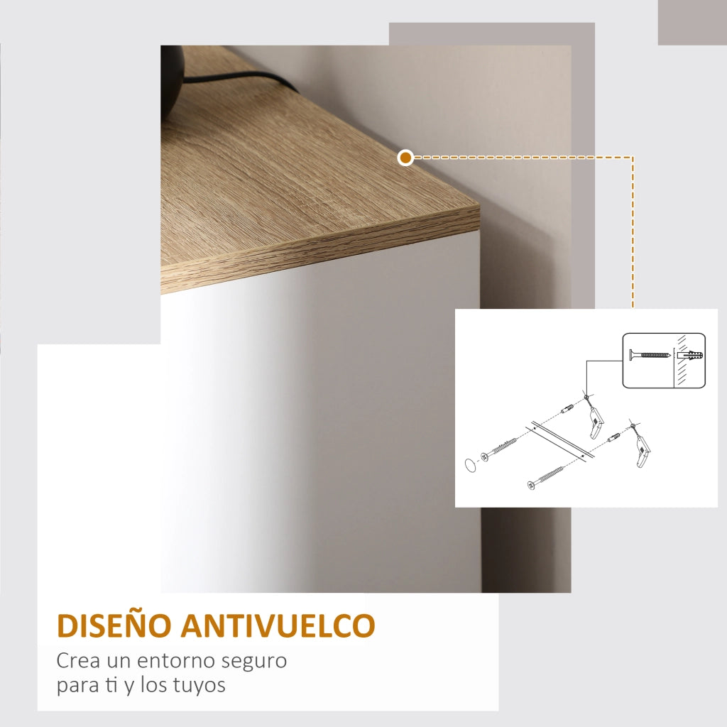 Credenza ¨C zephmum ¨C Bianco 90x30x90 cm
