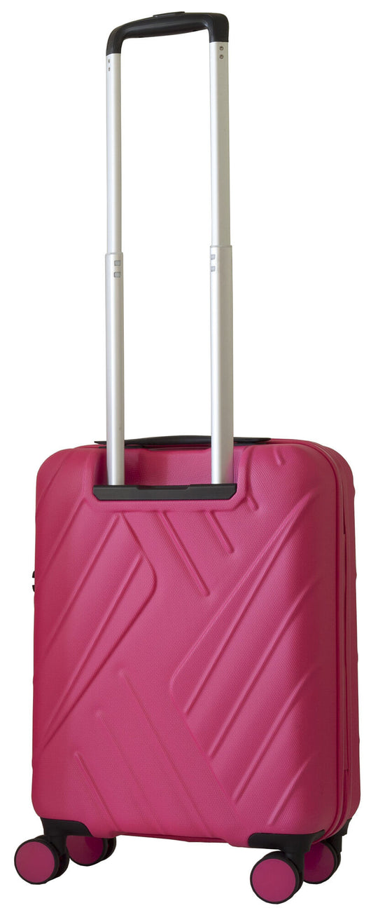 Trolley Valigia Bagaglio a Mano Rigida in ABS 4 Ruote TSA Ravizzoni Mojito Fucsia
