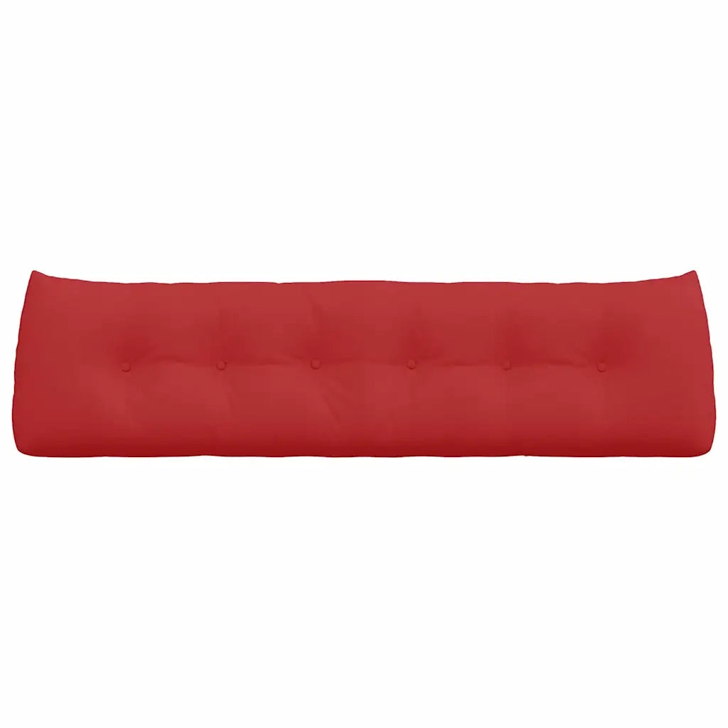 Cuscino per Schiena Rosso 180 x 24 x 50 cm Tessuto 42014569