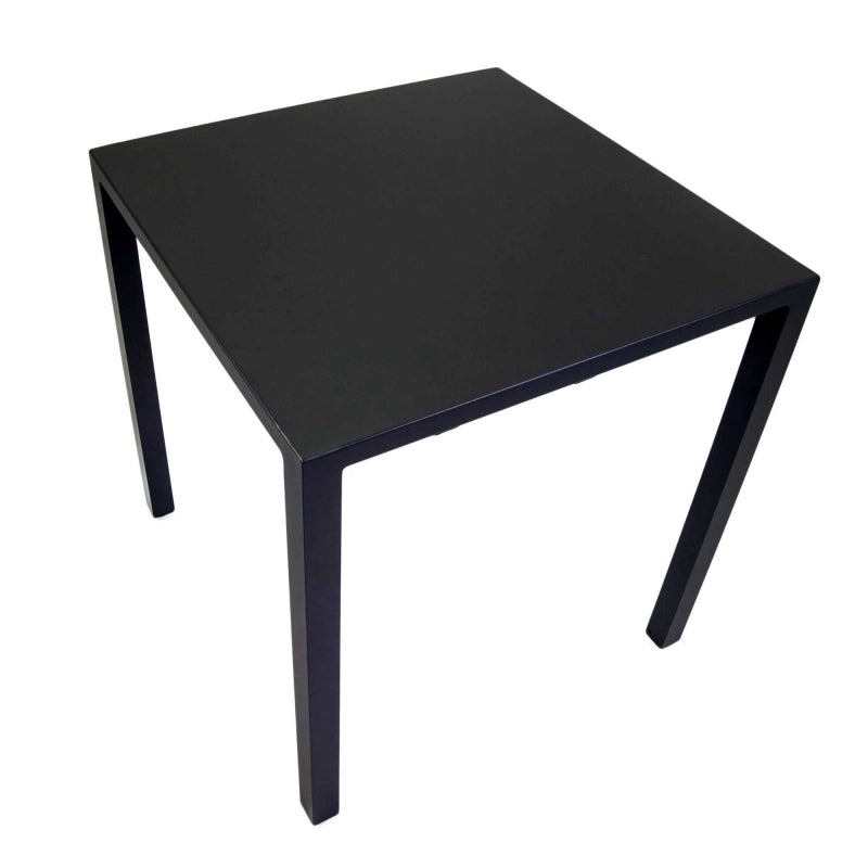 Tavolo alluminio regolabile Alma antracite quadro cm 60x60h75