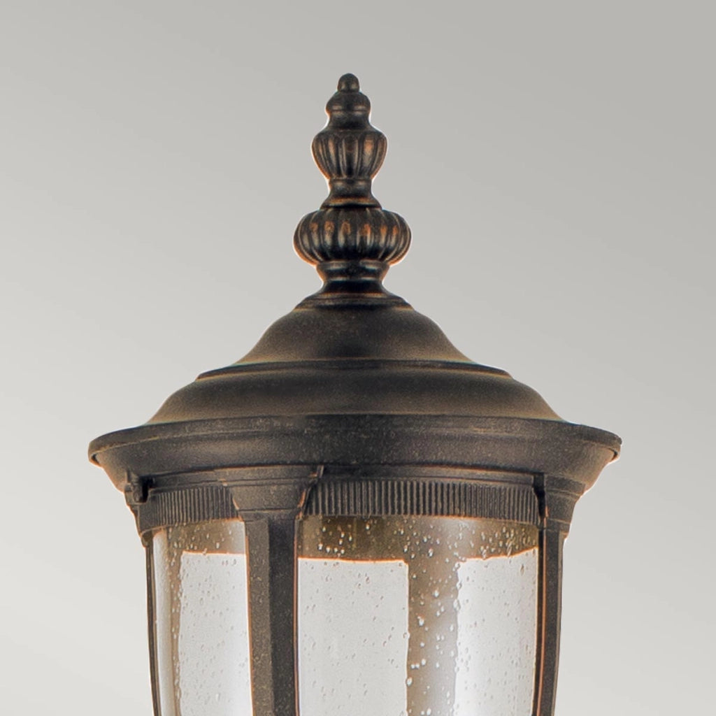 Lanterna da giardino Cleveland Elstead E27 60W bronzo