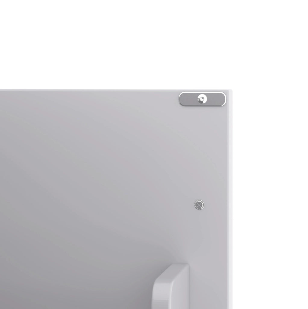 Mobile bagno freestanding grigio con lavabo in ceramica 76x46x87 cm