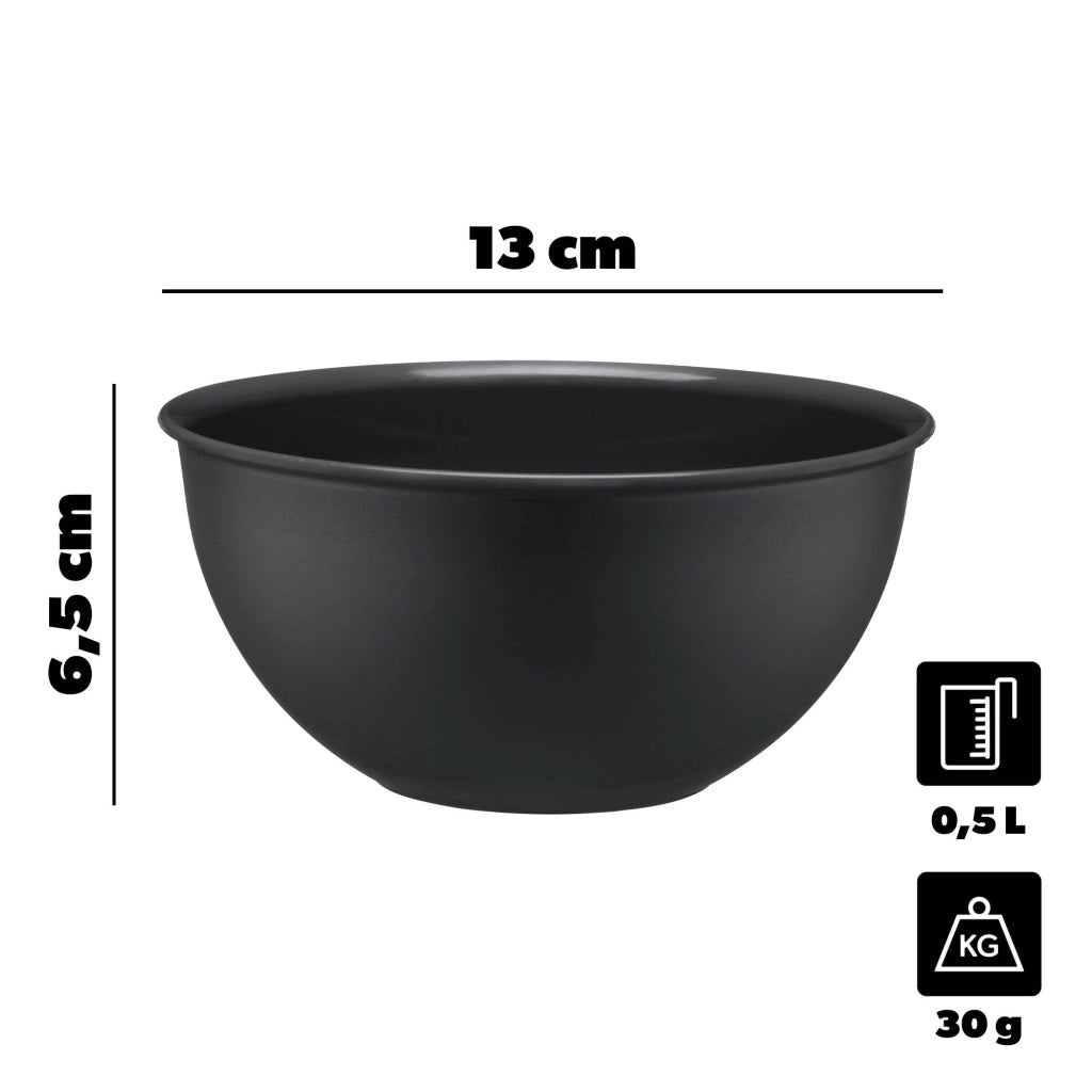 Ciotola da cucina in plastica KADAX 0,5 l, ciotola per macedonia piccola universale 13 cm