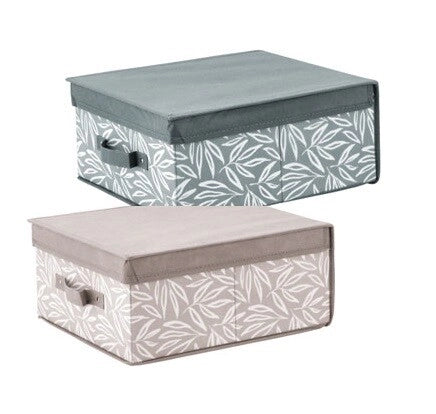 1 Pezzo Scatola Portabiancheria in TNT Bertha 40 x 33 x 18 cm 2 Colori