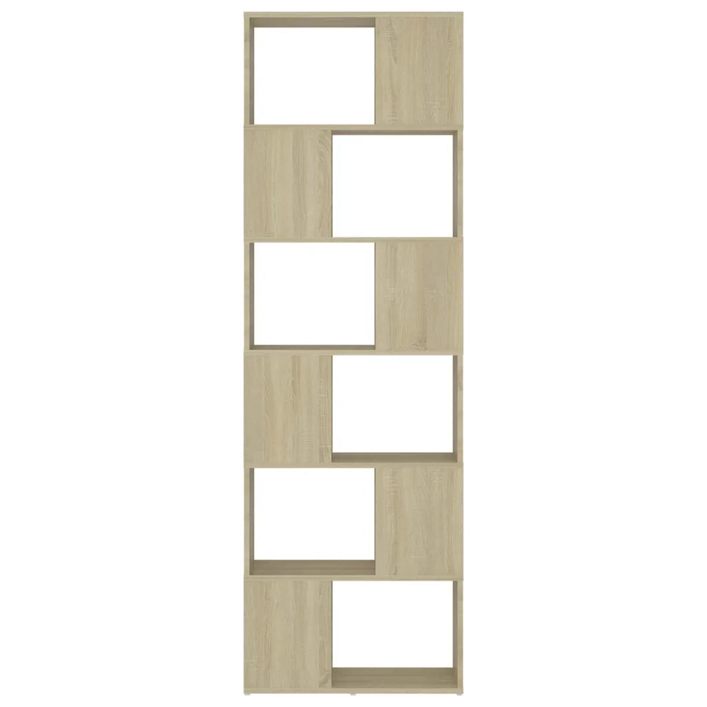 Libreria/Divisorio Rovere Sonoma 60x24x186 cm in Truciolato cod mxl 14800