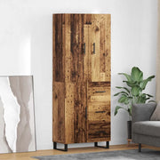 Credenza con cassetto 2 pcs Legno vecchio 69,5 x 34 x 180 cm 3415693