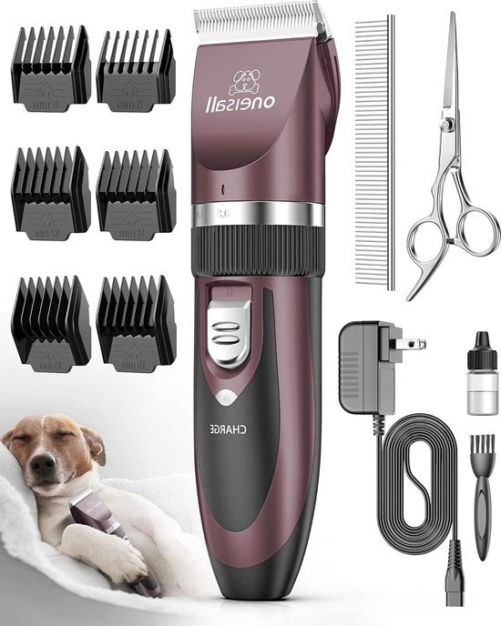 Tondeuse per Cani e Gatti - Silenziosa e a Batteria - Motore Elettrico Silenzioso e Ricaricabile