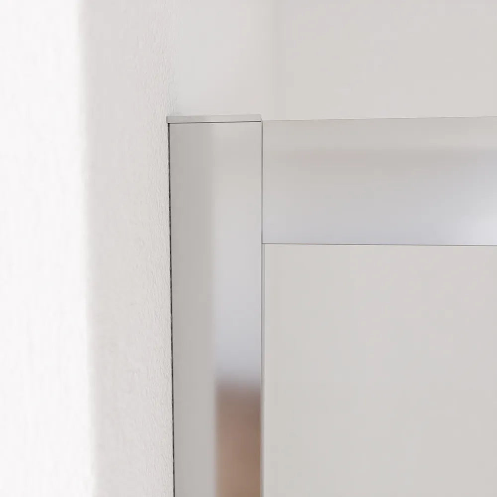 Box doccia angolare 70x180 cm vetro 6mm trasparente apertura 2 ante scorrevoli | Favignana
