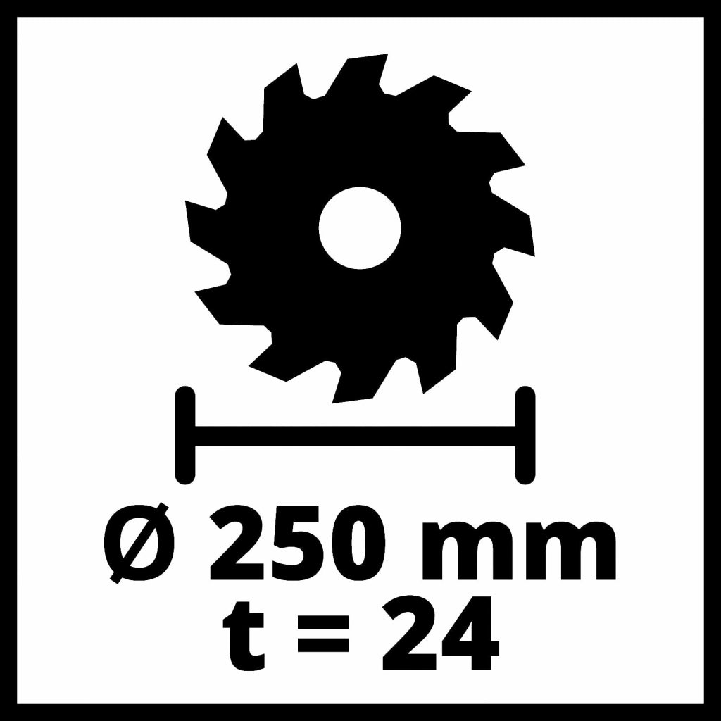 SEGA CIRCOLARE CON BANCHETTO LAMA Ø MM.250 1800W (TC-TS 2025/1 U) -  EINHELL