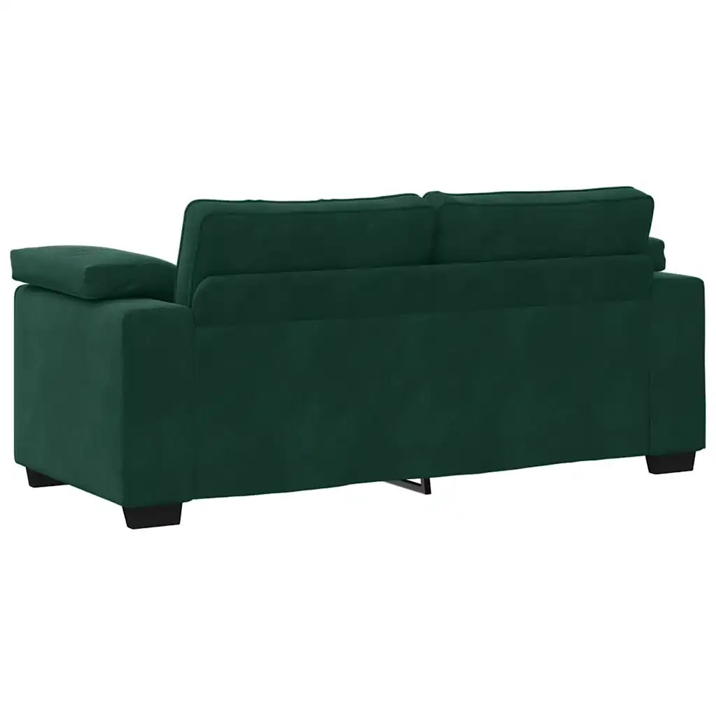 Divano Divanetto Verde Scuro 180x77x82 cm in Velluto 4105269