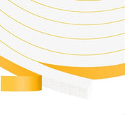 Tape di espansione a foaming alta densità 12mm (B) x 10mm (T), sigillante autoadesivo, sigillante per finestre, sigillante per porte, sigillante per interstizi, sigillante per isolamento acustico e shock resistente