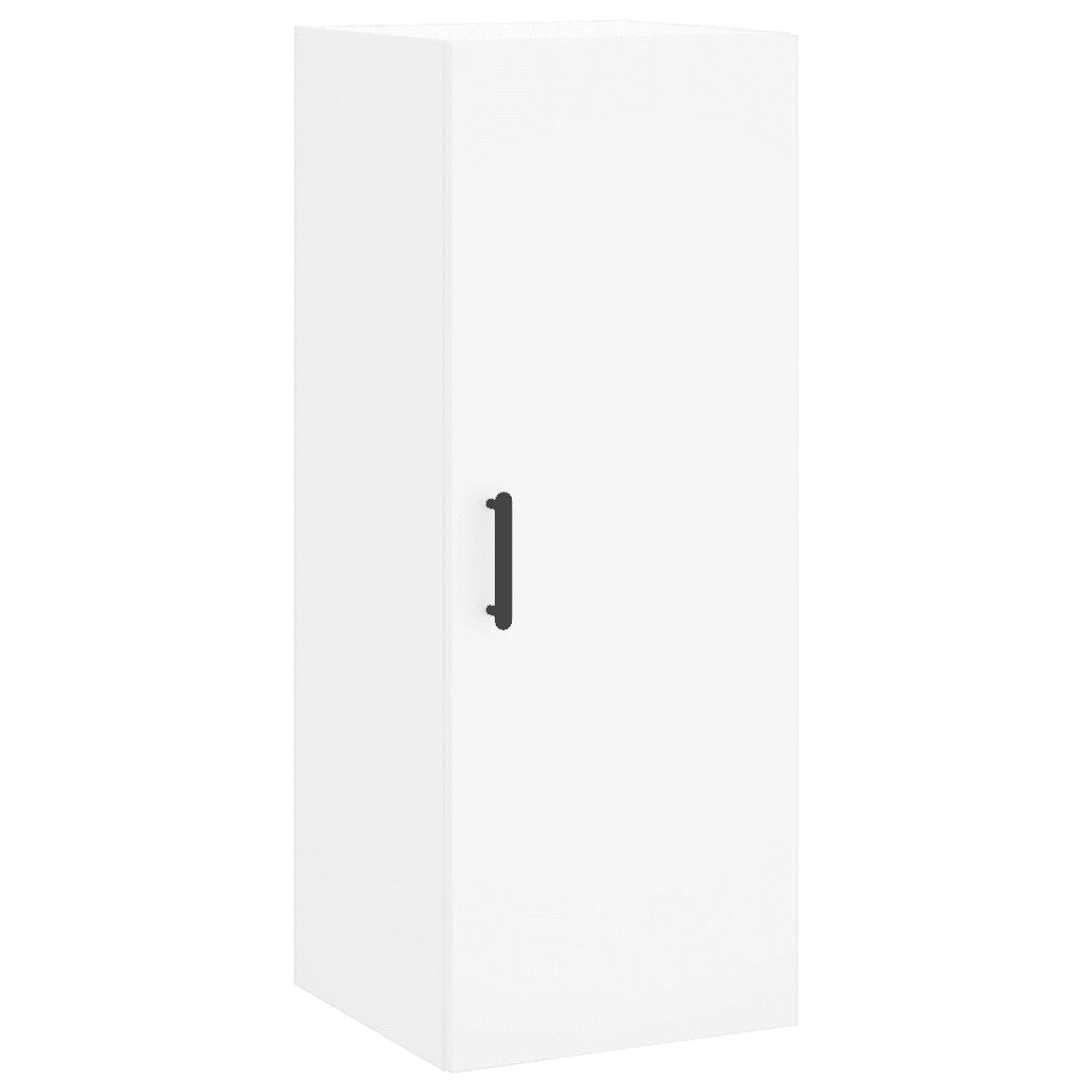 Credenza Bianca 34,5x34x180 cm in Legno Multistrato 3199113